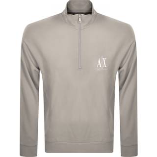 Armani Exchange Logo Sweatshirt Brown