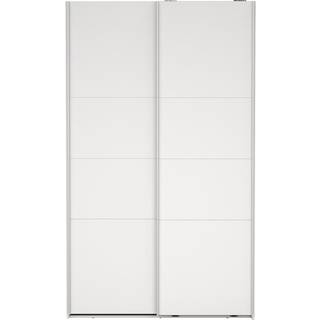 Catania Garderobeskab 2 skydelåger 120 x 200 cm - Hvid
