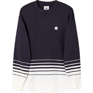 Pretty Green Gradient Knit Jumper Navy