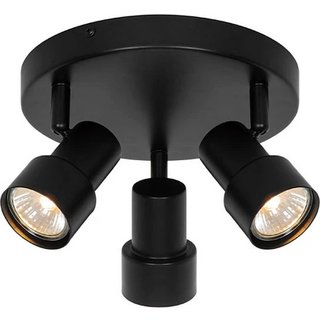 Nordlux Boston 3-rondel Ceiling Light Black
