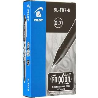 Pilot BL-FR7-B FriXion 0,7mm sort pk a 12 stk