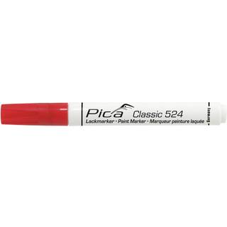 Pica Mærkepen rød Classic Industry paint marker med rund spids 2-4 mm