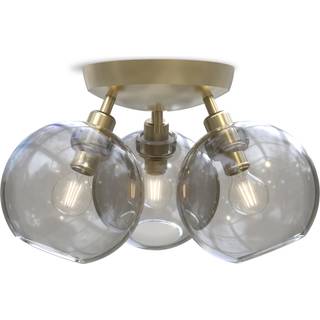 Belid Gloria Plafond 330 Mm / Røget - Plafonder Glas Messing - 20101073