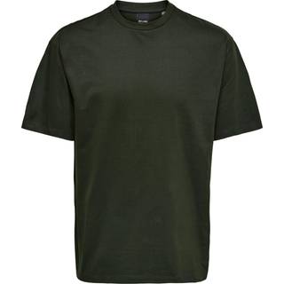 ONLY & SONS t-shirt i grøn til herre | Relaxed fit |