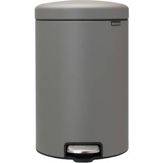 Brabantia New Icon Pedal Bin 20l Mineral - Papirkurve & Pedalspande Concrete Grey - 119163
