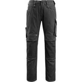 MASCOT UNIQUE Mannheim arbejdsbukser med knælommer, sort - 82C51