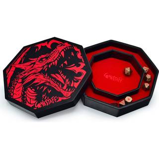 CritStones Arena Dice Tray Red Dragon