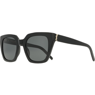 SAINT LAURENT Kvinde SL M143 001 Solbriller Acetat Sort Sort Cat Eye