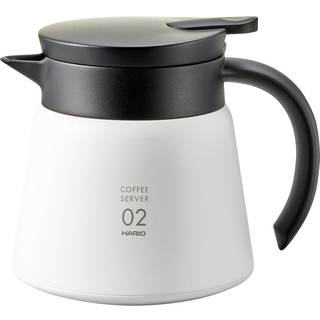 Hario V60-02 Rustfrit Stål Server 0,6 L Hvid