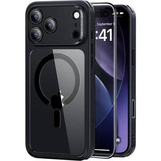 iPhone 17 Pro ESR HaloLock MagSafe Classic Hybridsæt - Gennemsigtig sort
