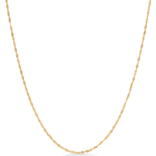 Studio Z Flow halskæde i forgyldt