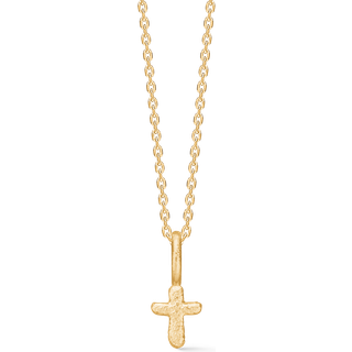 Studio Z Faithful Cross halskæde i forgyldt