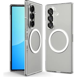 Spigen Samsung Galaxy Z Fold 7 Case AirSkin MagSafe Clear White