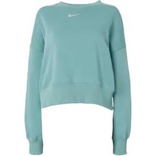 Oversized Nike Phoenix Fleece-sweatshirt med rund hals til kvinder - grøn - XS (EU 32-34)
