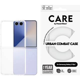 Samsung Galaxy Z Flip7 - CARE by PanzerGlass - FLAGSHIP Urban Combat Case - Transparent