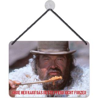 Bud Spencer Tin Sign Bohnen 16,5 x 11,5 cm
