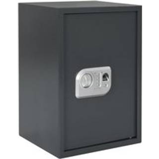 Digital sikker med lås Mørkegrå 31 x 35 x 50 cm Stål