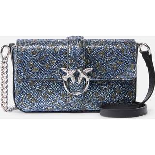 Pinko Love One Baby Slouchy Crossover taske sølv