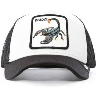 Goorin Bros The Deadliest Scorpion Trucker Cap in Black & White - One Size