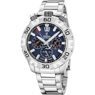 Festina F20743/1 Herrenuhr Bullhead Dunkelblau mit Stahlband