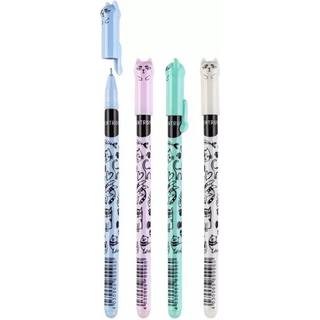 Centrum: Viskelér kuglepen med kattemønster, 0,5 mm - forskellige typer