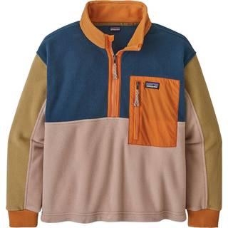 Patagonia Kid's Microdini 1/2 Zip P/O Fleecesweatere Børn størrelse L farve blå
