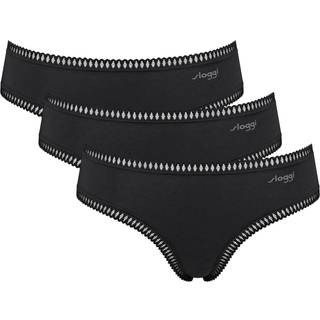 Sloggi 3-pak GO Crush Hipster Briefs - Black - Large