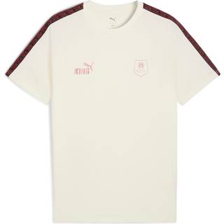 PUMA Stade Rennais FC KING Tee Men, Sport, Warm White/Dark Crimson, S