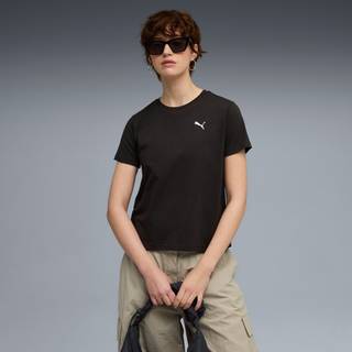 PUMA Wardrobe Essentials Comfort Tee Women, Clothing, Black, XL