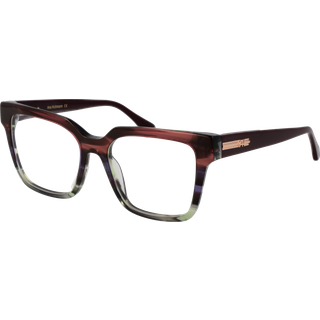 Ana Hickmann AH6487 E01 53 Briller Kvinder Brun - Striped Faded Brown Purple Green - 53mm