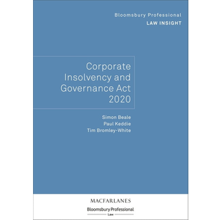 Bloomsbury Professional Law Insight - Corporate Insolvency and Governance Act 2020