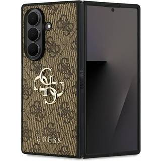 Samsung Galaxy Z Fold7 Guess 4G Big Metal Logo Hybrid Cover - Brun