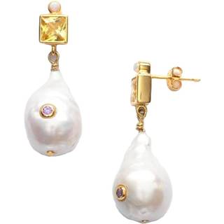 ANNI LU Baroque Bling Øreringe 18 kt. Forgyldt Messing 180-02-38 - Dame - Messing