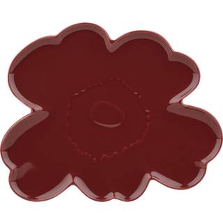 Marimekko Unikko Shape fad 32 cm Burgundy