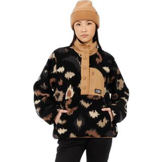 Protest Women's Prtxena Outdoor 1/4 Button Top Fleecesweatere Damer størrelse XXL farve sort