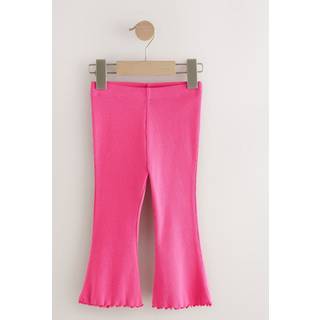 Next Bright Pink Rib Flare Leggings (3mths-7yrs)