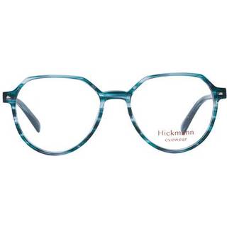 Ana Hickmann HIY6006 E01 50 Briller Mænd Blue - Shiny Striped Teal Blue - 50mm