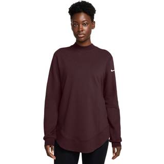 Nike (M) One-pullover-overdel i vendbart french terry til kvinder (Maternity) - rød - M (EU 40-42)