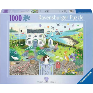Ravensburger puslespil 1000 brikker - Kysthytte