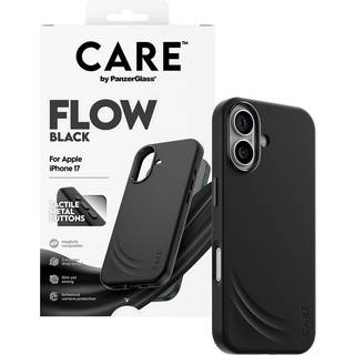CARE by PanzerGlass iPhone 17 Feature Flow Mobil Cover - MagSafe Kompatibel - Sort