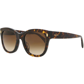 Ralph Lauren Kvinde RA5301U 500313 Solbriller Acetat Skildpadde Brun Rund Normal Skygge