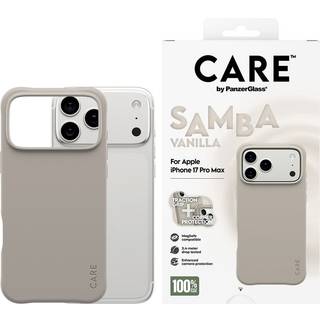 iPhone 17 Pro Max CARE by PanzerGlass Fashionable Samba Mobil Cover - MagSafe Kompatibel - Vanilla