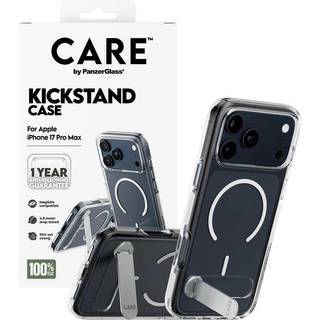 CARE by PanzerGlass® Feature Case Transparent W. Kickstand iPhone 17 Pro Max