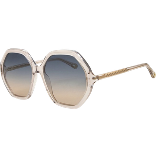 Chloé CH0008S 002 58 Solbriller Mænd Krystalklar - Transparent Grey - 58mm