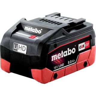 Batteri Metabo; 18 V; 8,0 Ah; LiHD