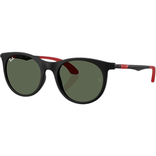 Ray - Ban Børn RJ9082S 718371 Solbriller Nylon Sort Grøn Pantos Normal