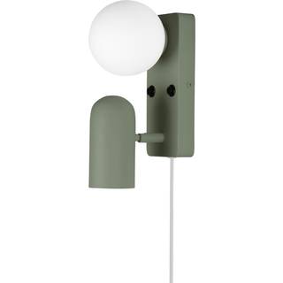Globen Lighting Doppio væglampe Grøn