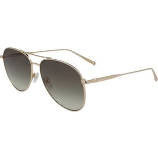 LONGCHAMP Kvinde LO139S 712 Solbriller Metal Guld Grøn Pilot Normal Skygge