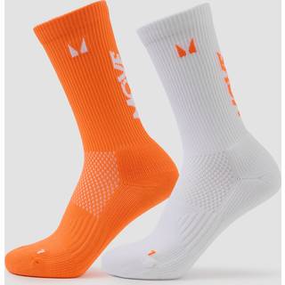 MP Move Club Running Socks (pakke med 2) − Orange - UK 12-14