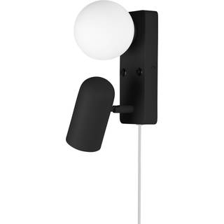 Globen Lighting Doppio væglampe Sort